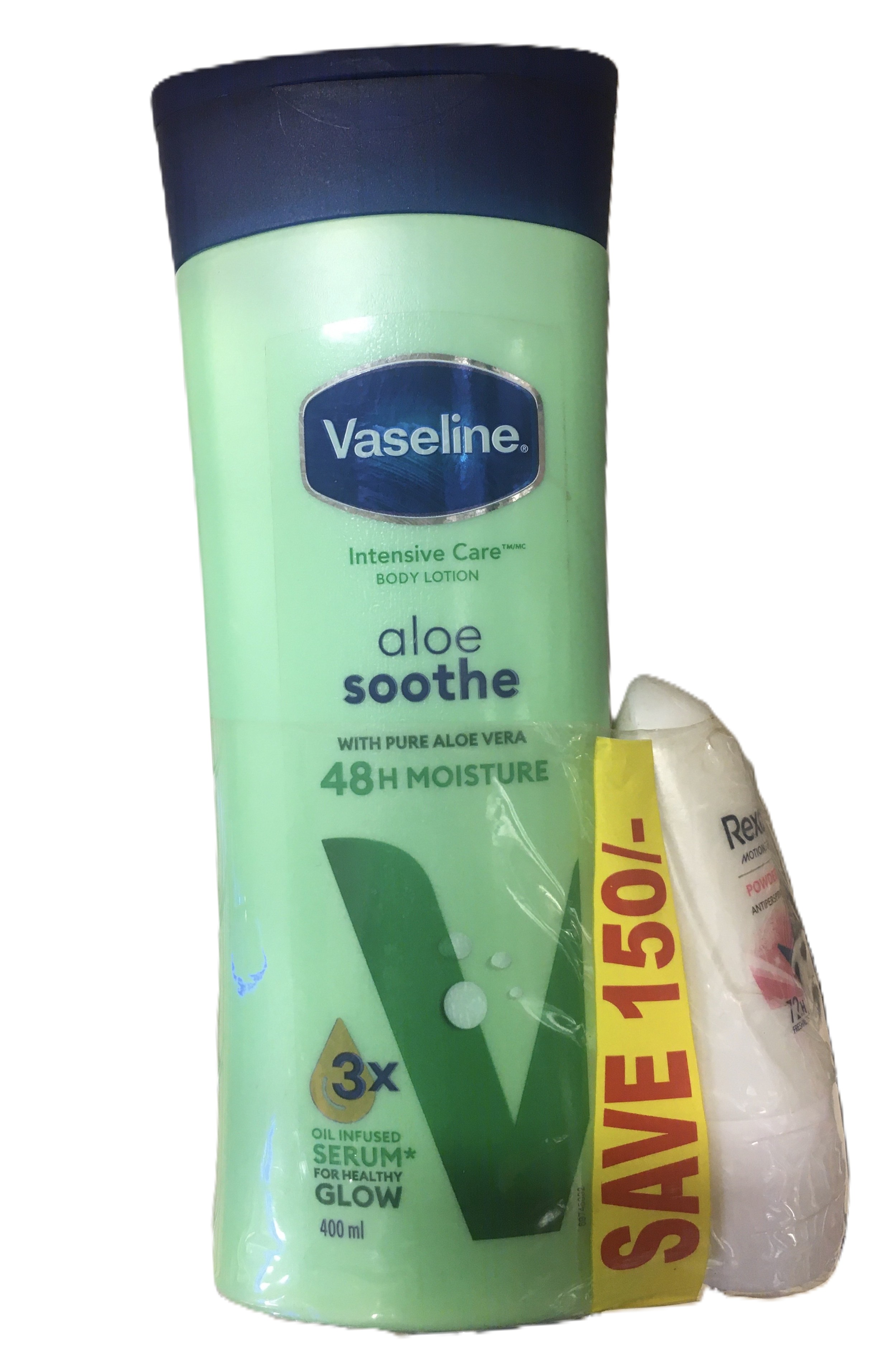 Vaseline Intensive Care Body Lotion Aloe Soothe 400ml Value Pack